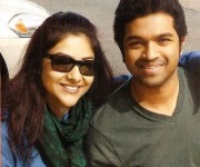 Abhirami with husband rahul pavanan