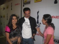 Avinash with wife malavika and rj jyothi