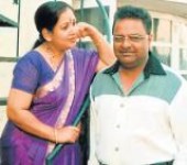 D rajendra babu with wife sumithra