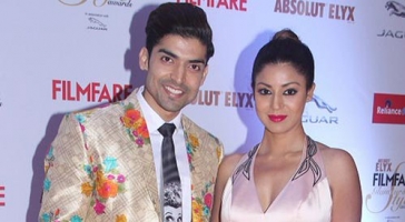 Debina bonnerjee with her husband gurmeet choudhary