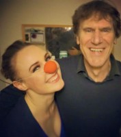 Liza van der smissen with her father