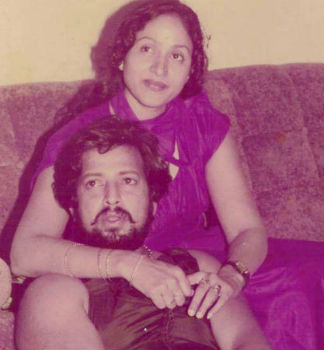 Vishnuvardhan with wife Bharathi vishnuvardhan